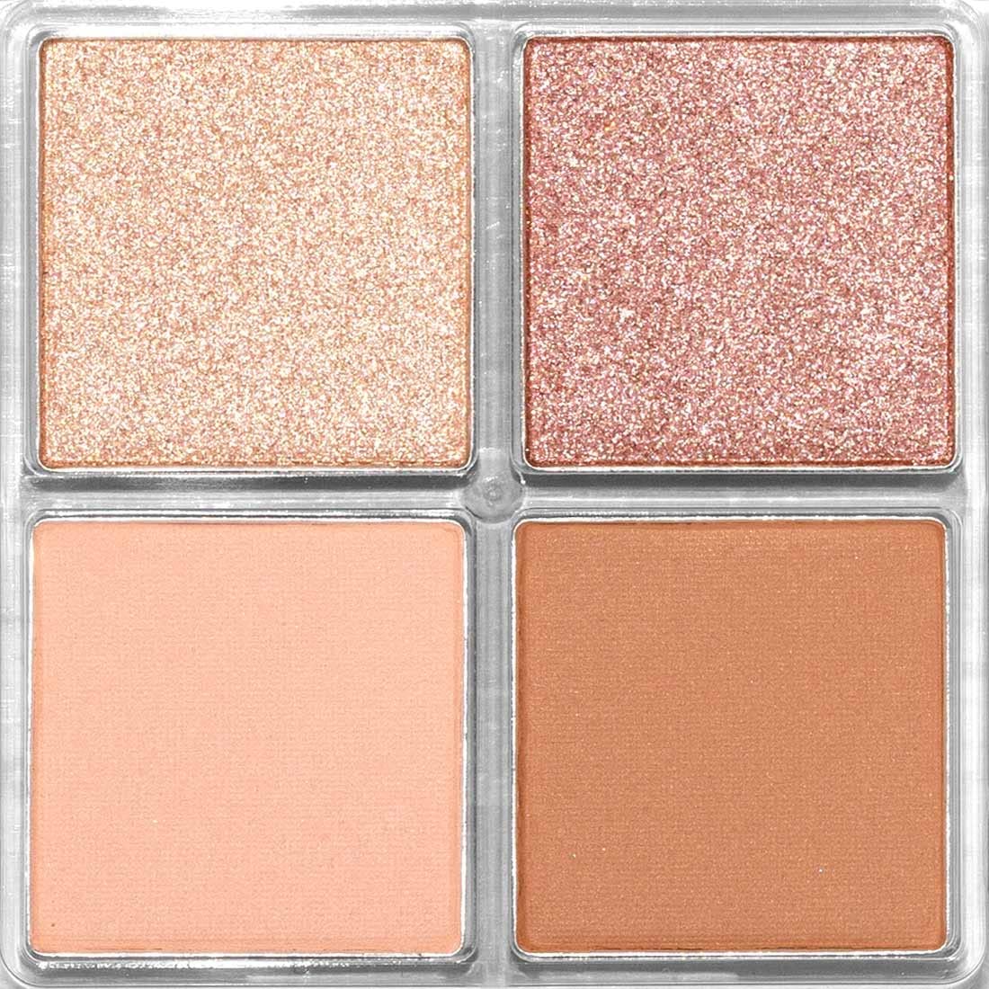 Palladio Eyeshadow Quads, Velvety Pigmented Blendable Matte, Metallic & Shimmer Finishes, Creamy Formula, Four Way Quad Eye Shadow Palette, Talc-Free Beauty & Personal Care Palladio
