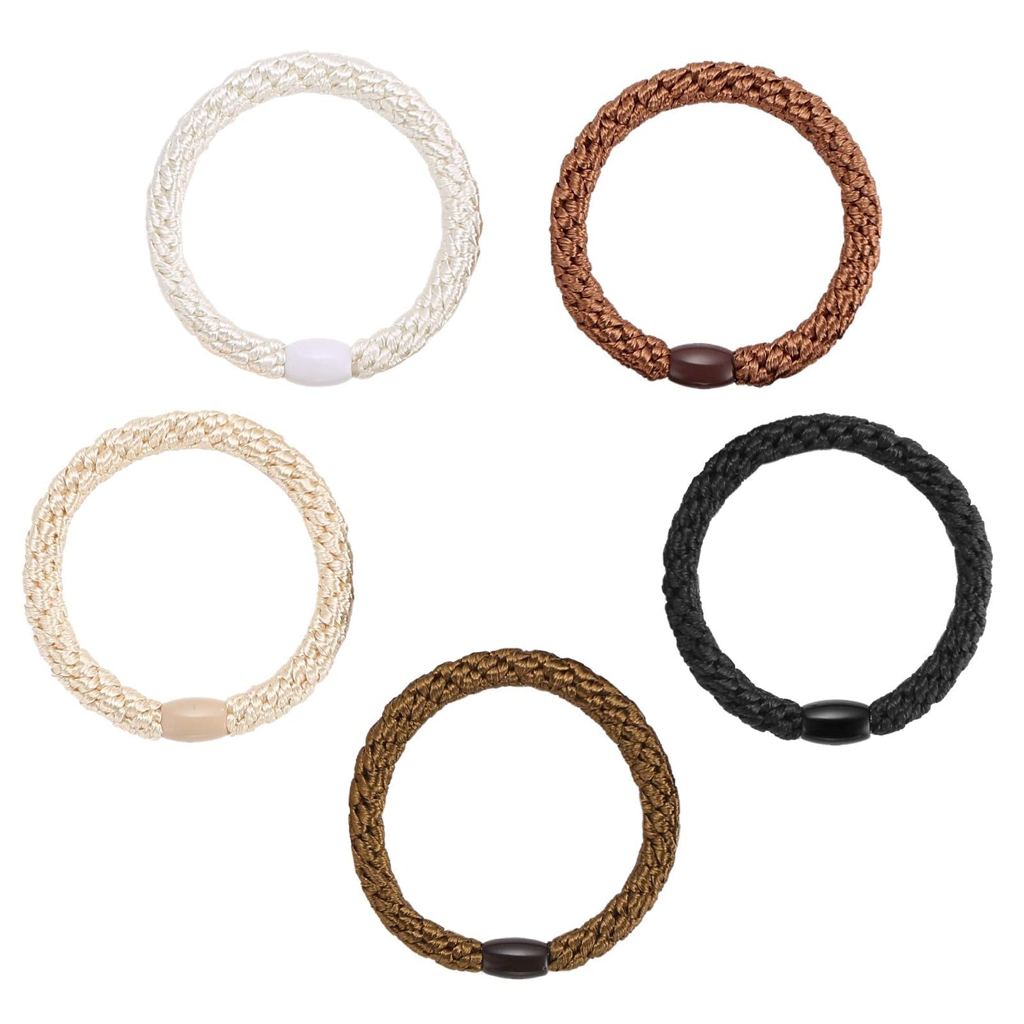 Hair Ties for Women Girls, Funtopia 30Pcs Elastics Hair Band for Thick Hair Beauty and Personal Care Funtopia