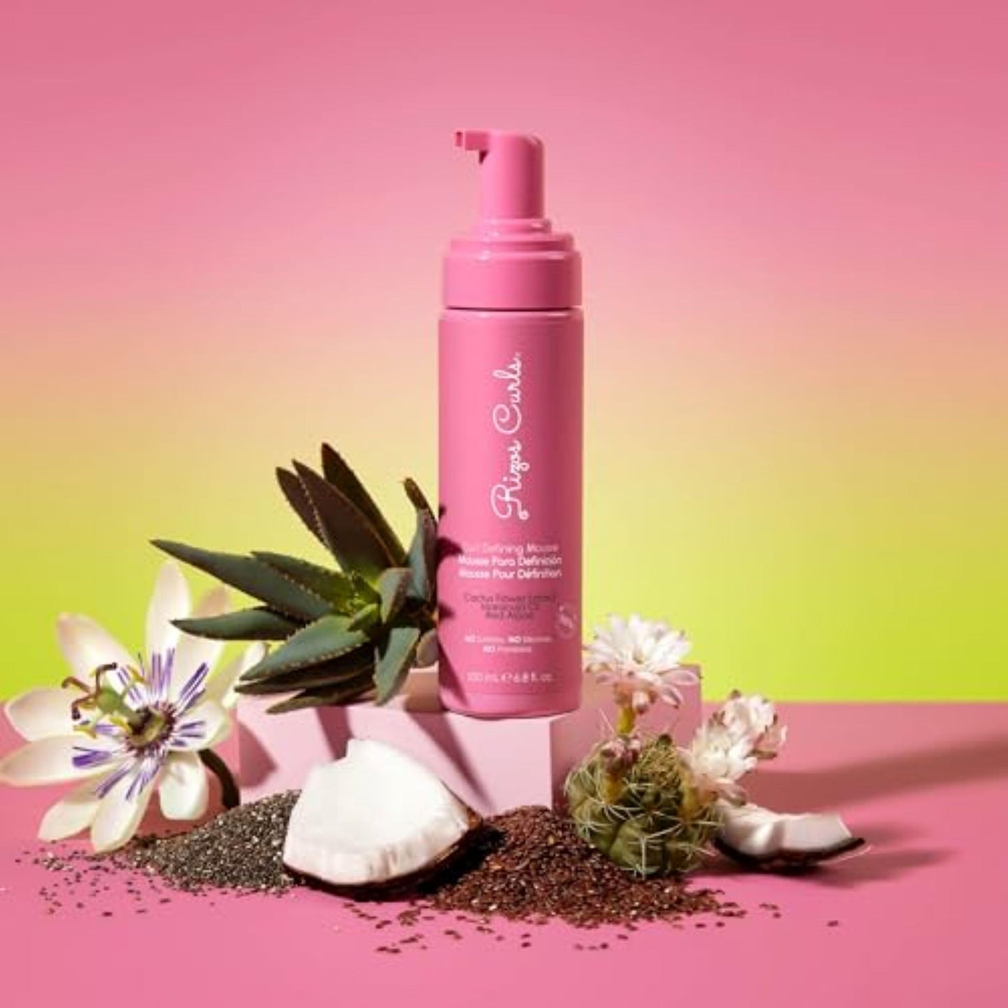 Rizos Curls Curl Defining Mousse - Lightweight Foam for Volume & Hydration - Shine & Definition for Every Curl Pattern: Wavy, Curly, Coily 1a-4c Hair Beauty & Personal Care Rizos Curls