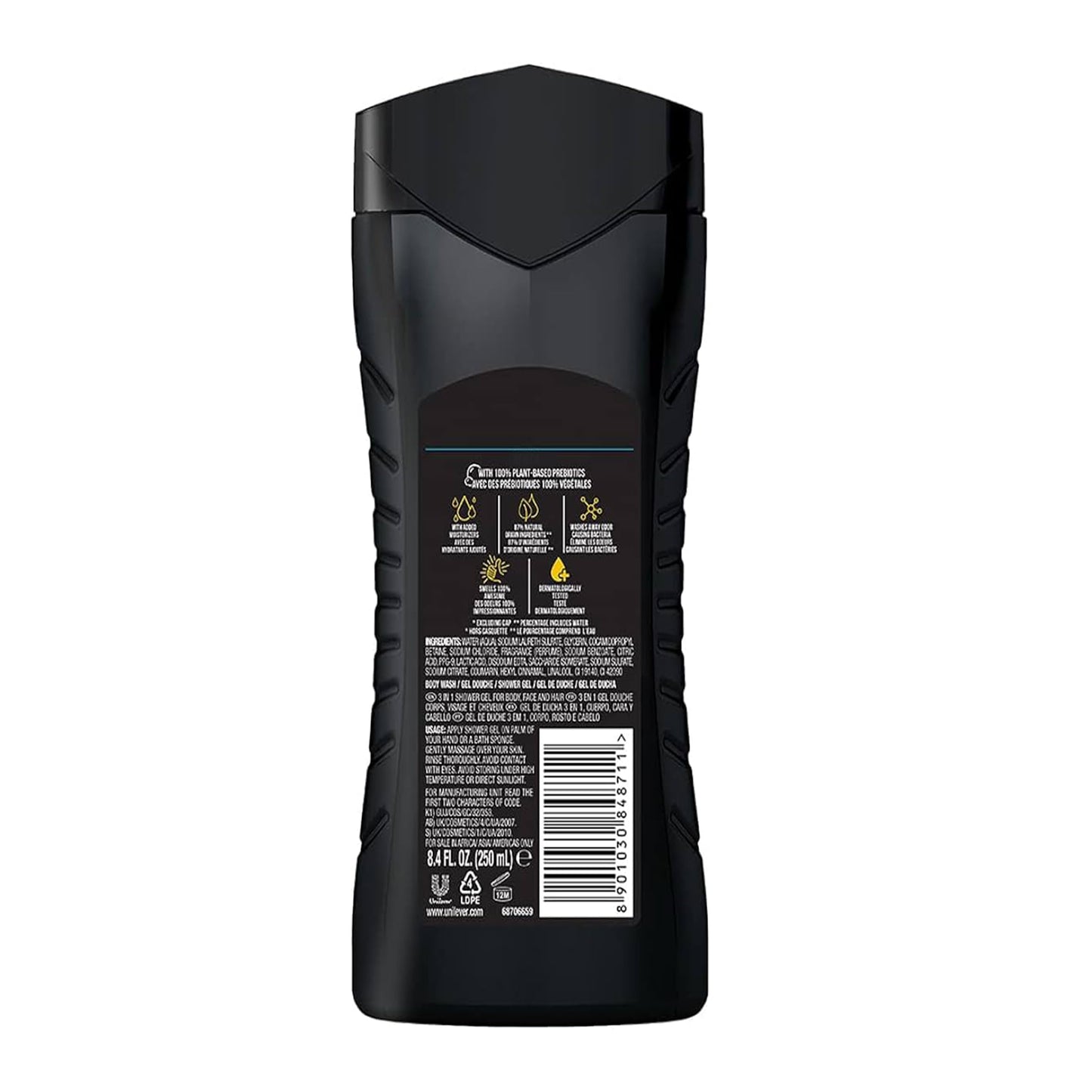 Axe Body Wash Black Frozen Pear And Cedarwood 12Hr 16 Ounce (Pack of 3) Beauty & Personal Care AXE