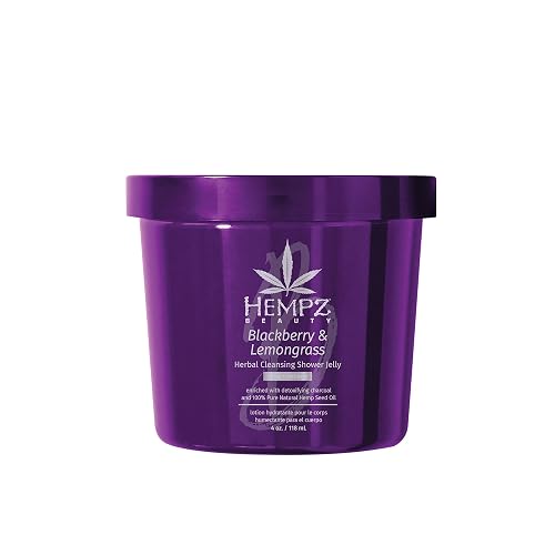 Hempz Blackberry & Lemongrass Herbal Cleansing Shower Jelly, 4 oz. Beauty & Personal Care Hempz