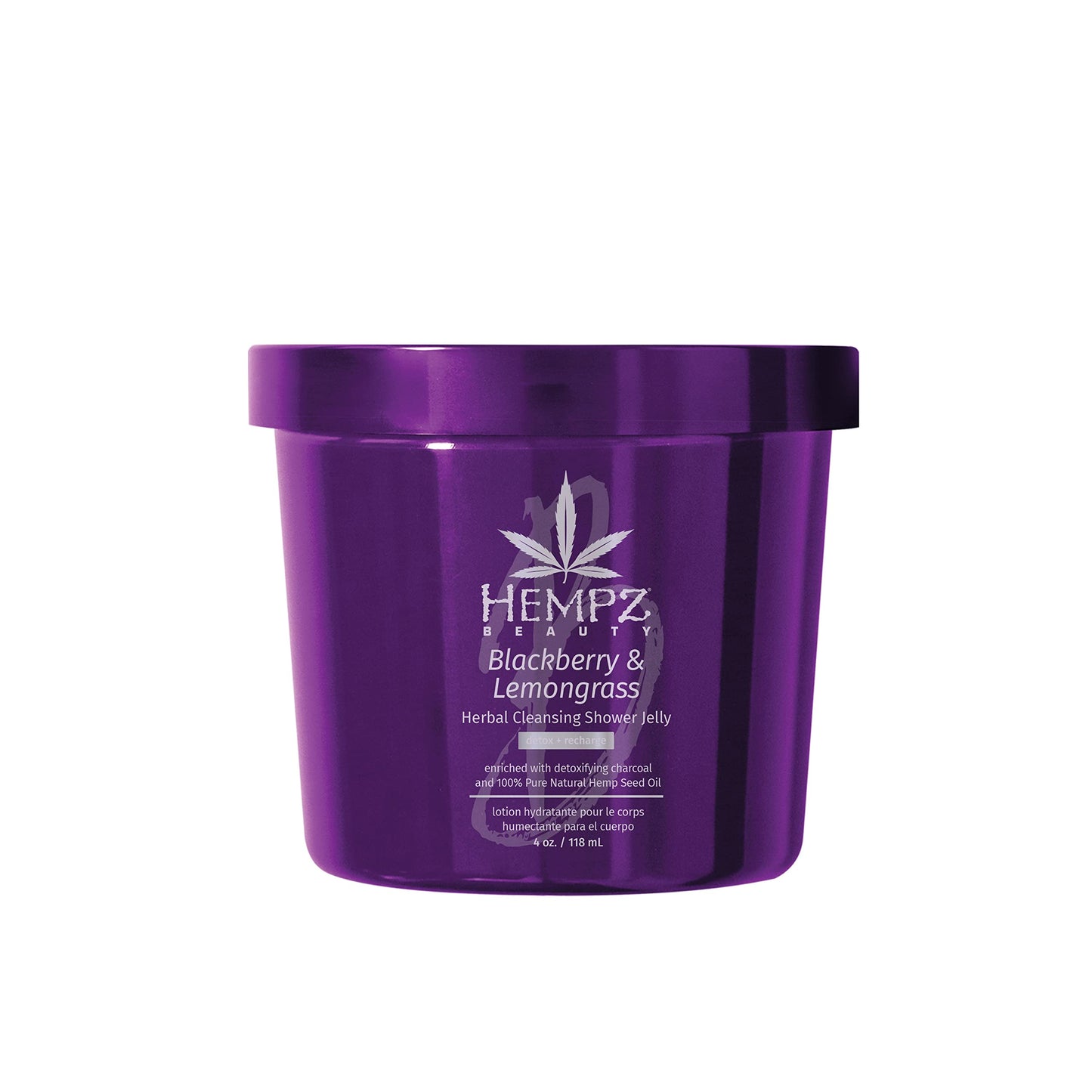 Hempz Blackberry & Lemongrass Herbal Cleansing Shower Jelly, 4 oz. Beauty & Personal Care Hempz
