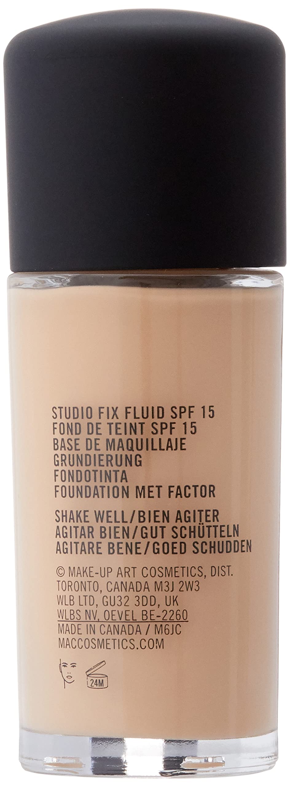 M.A.C Studio Fix Fluid SPF 15, NW25 1 oz Beauty & Personal Care MAC