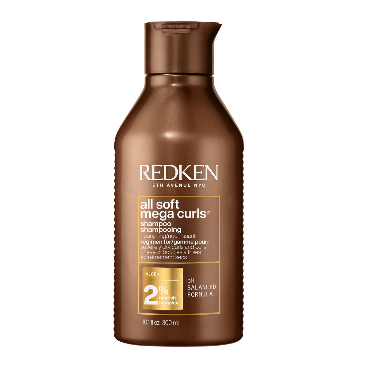 Redken All Soft Mega Curls Shampoo - For Curly & Coily Hair, 10.1 Fl Oz