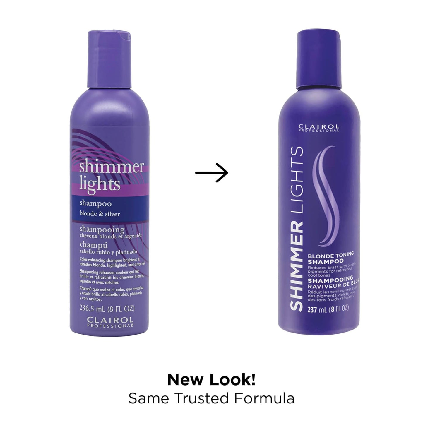 Clairol Professional Shimmer Lights Purple Shampoo, 8 fl. Oz | Neutralizes Brass & Yellow Tones | For Blonde, Silver, Gray & Highlighted Hair Beauty and Personal Care Clairol Professional