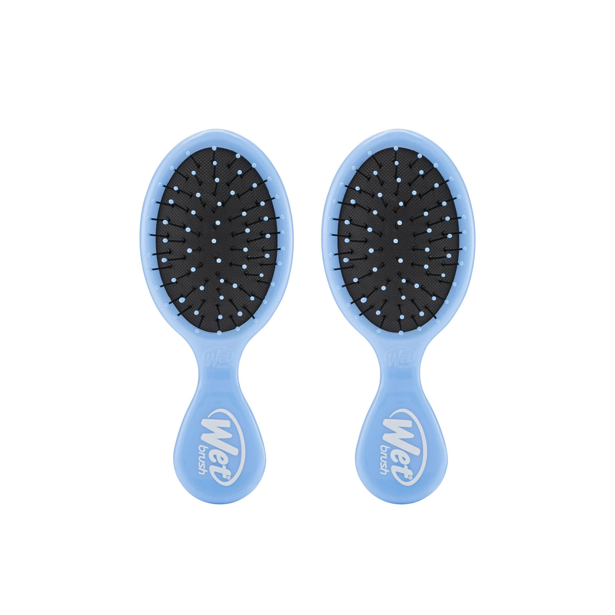 Wet Brush Squirt Detangling Brush, Sky, Mini Detangler, No Tangle Ultra-Soft IntelliFlex Bristles, Wet & Dry Styling Hairbrush for Women & Men, All