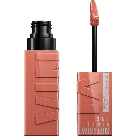 Maybelline Super Stay Vinyl Ink Longwear No-Budge Liquid Lipcolor Makeup, Highly Pigmented Color and Instant Shine, Golden, Pink Lipstick, 0.14 fl oz Beauty & Personal Care MAYBELLINE