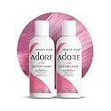Adore Semi Permanent Hair Color (190 Cotton Candy) (2 Pack) | Vegan & Cruelty-Free Pink Hair Dye | No Ammonia, No Peroxide, No Alcohol | 4 Fl Oz Beauty & Personal Care Adore