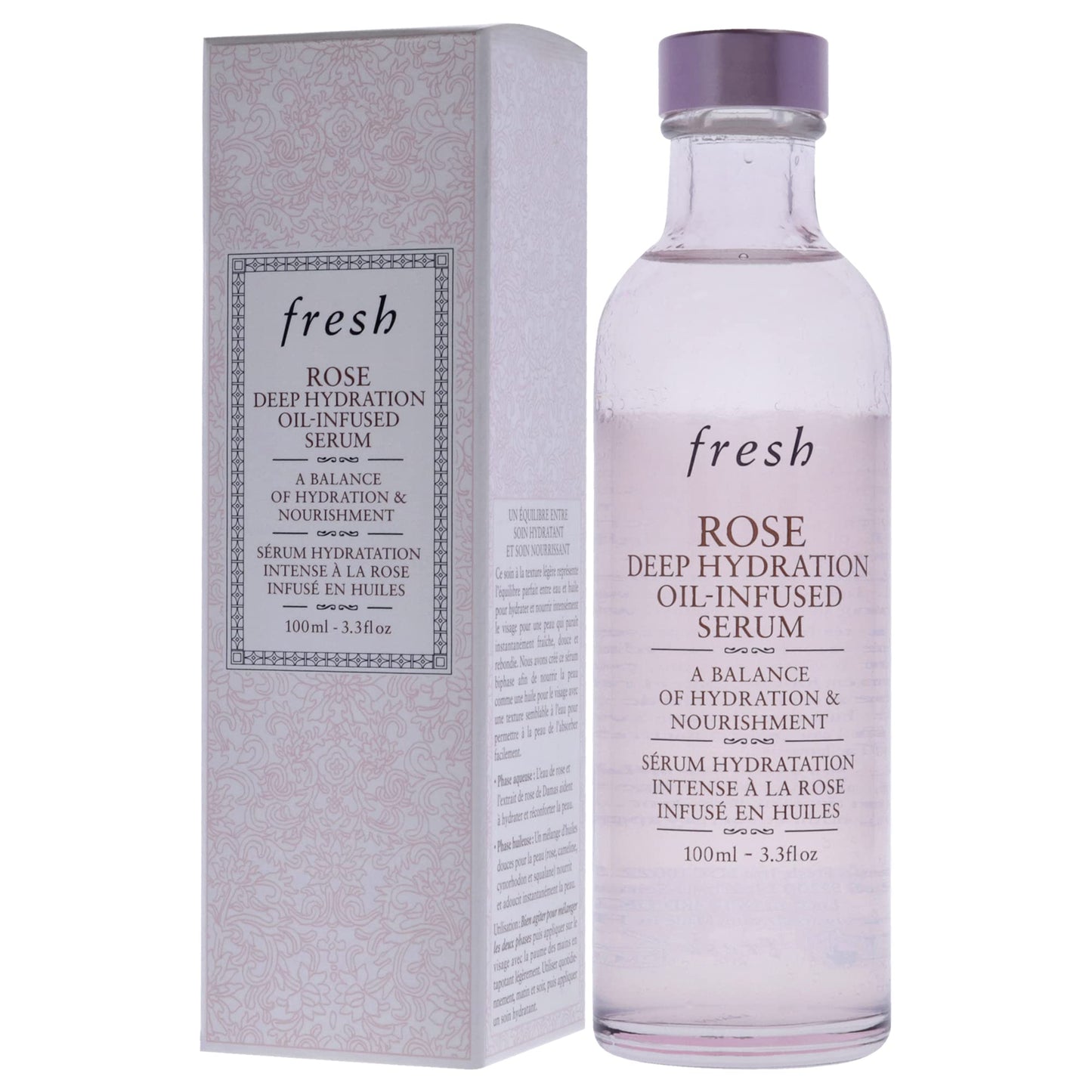 Fresh Rose Deep Hydration Oil-Infused Serum 3.3 fl. oz / 100 ml Beauty & Personal Care Fresh
