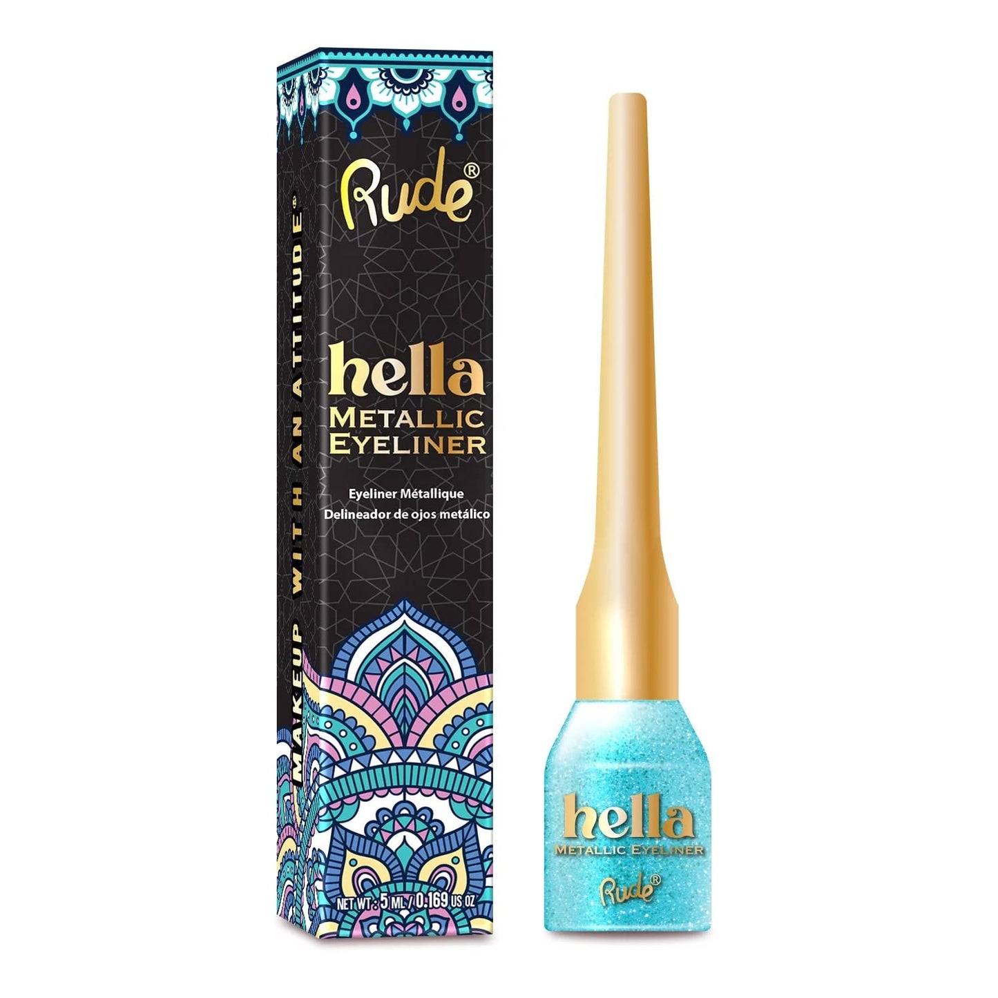 RUDE Hella Metallic Eyeliner Beauty & Personal Care RUDE