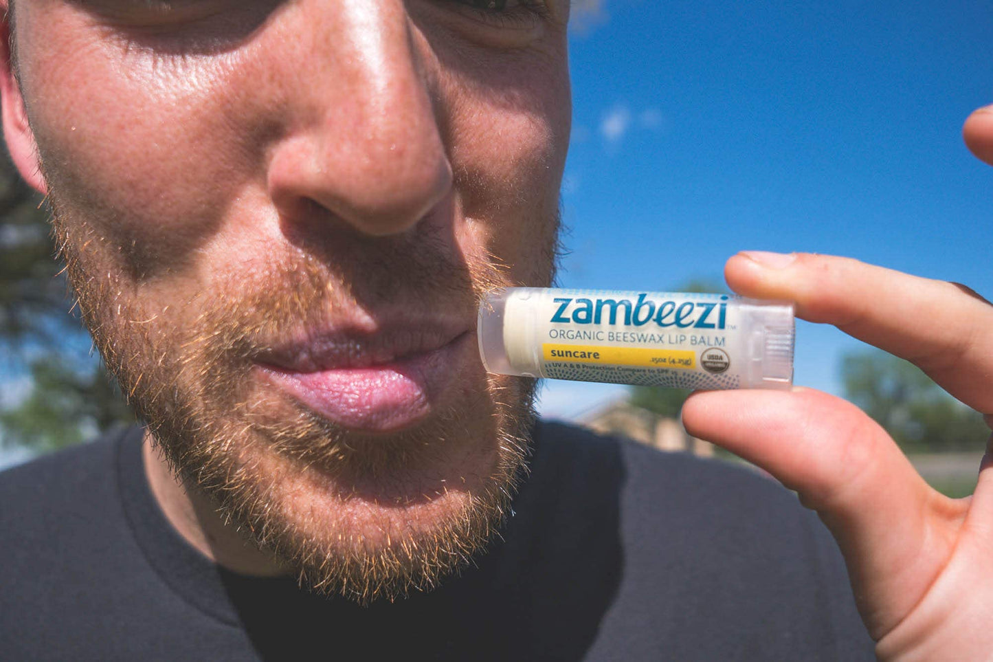 Case of Beeswax Lip Balm by ZAMBEEZI - Suncare 24-Tube Carton - Crafted with USDA Organic, Fair Trade, Lip Refreshing Ingredients from Zambia, Africa Beauty and Personal Care Zambeezi