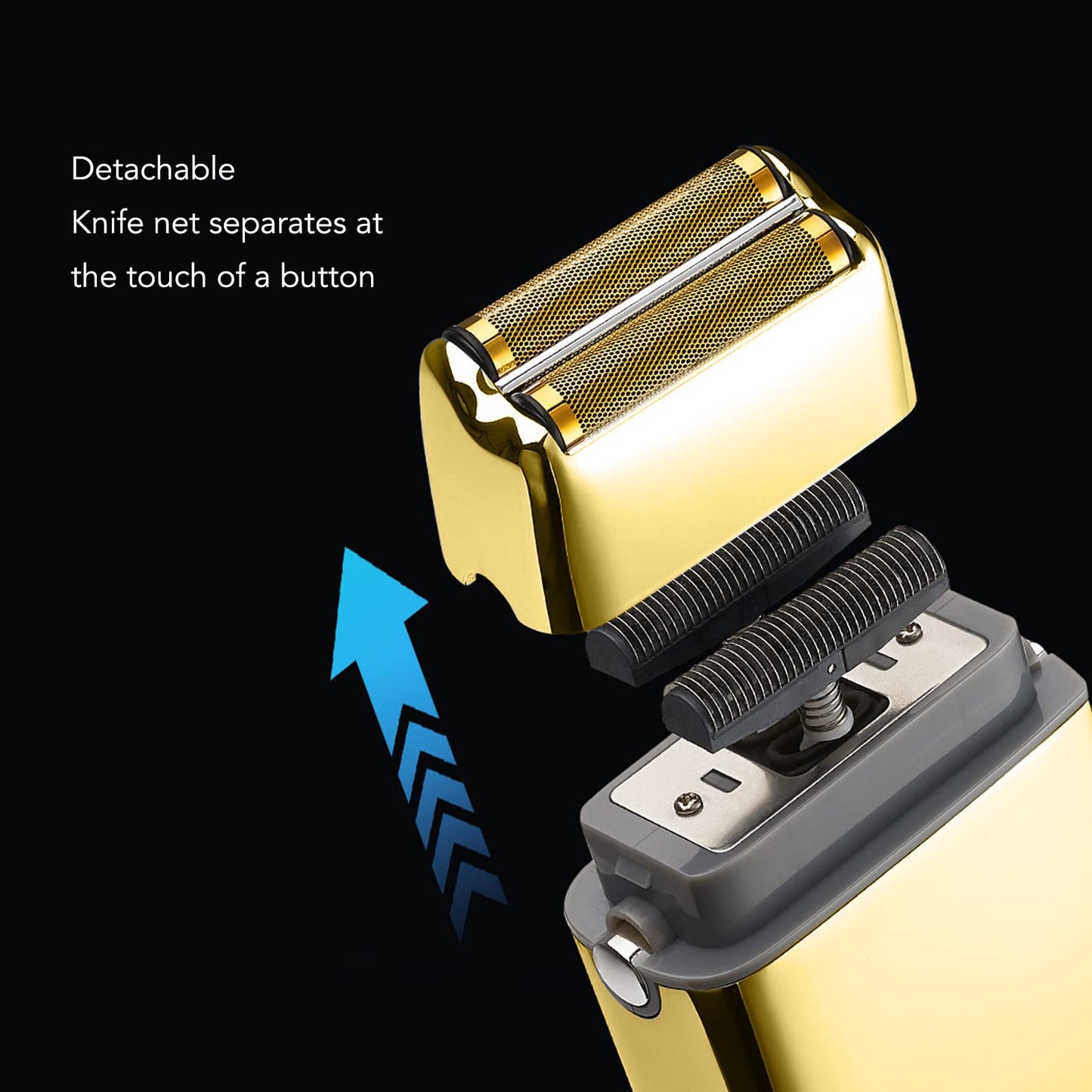 RTLR Multifunction Shaver, Powerful Portable Electric Shaver with Low Noise, USB Charging, Gold Beauty and Personal Care RTLR