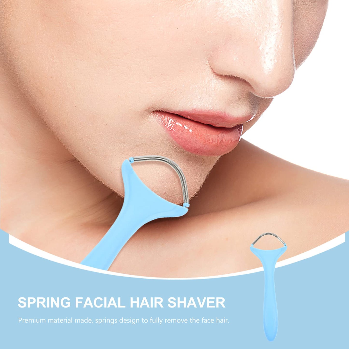 Beaupretty Facial Hair Remover Women Facial Hair Cleaner Facial Hair Removal Facial Hair Trimmer Hair Removal Device Mustache Trimmer Epilator Beauty and Personal Care Beaupretty