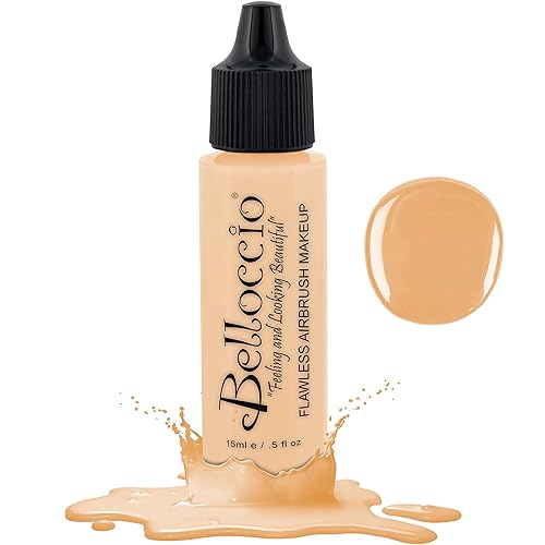 Belloccio's Professional Cosmetic Airbrush Makeup Foundation 1/2oz Bottle: Vanilla Beauty & Personal Care Belloccio