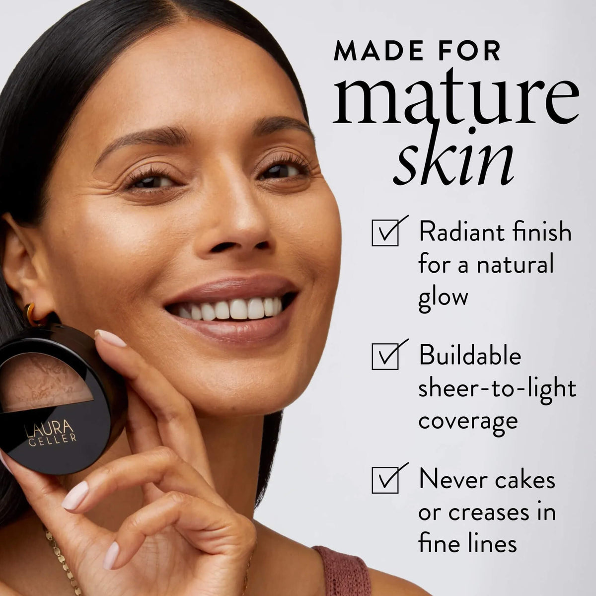 LAURA GELLER Baked Balance-N-Glow Illuminating Powder Foundation - Medium