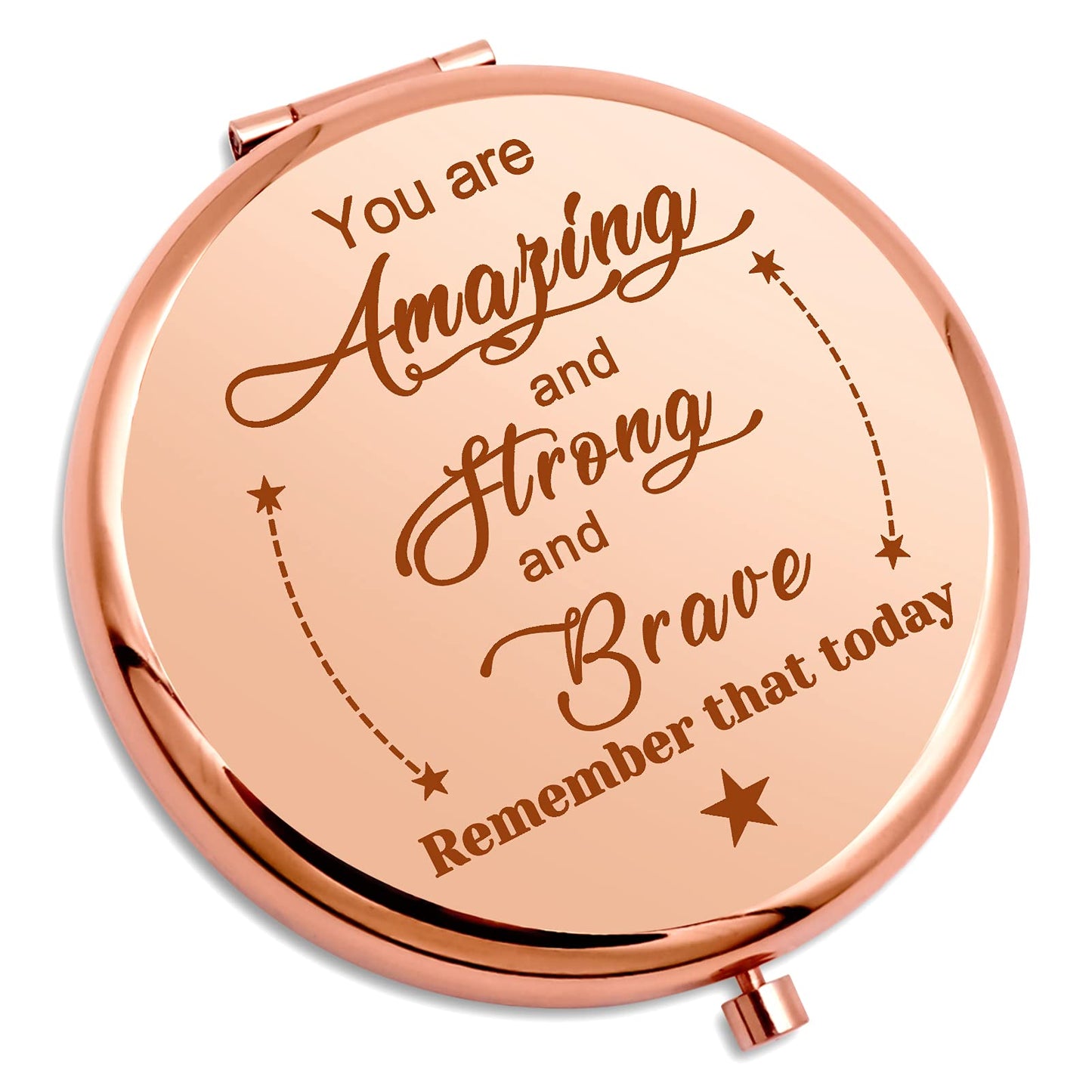 Inspirational Gifts for Girls Personal Makeup Mirror For Women Encouragement Gift For Friend Daughter Granddaughter Goddaughter Coworker Travel Makeup Beauty & Personal Care Gevody