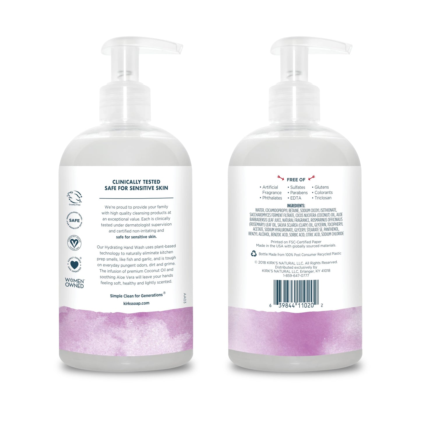 Kirk's Odor Neutralizing Hydrating Hand Soap, Rosemary Sage 12 Ounce Beauty & Personal Care Kirk's