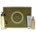 Perry Ellis 360 Women 3.4oz EDT Spray, 4oz Body Mist Spray, 3oz Shower Gel, 0.25oz EDT Spray 4 Pc Gift Set Beauty & Personal Care Perry Ellis