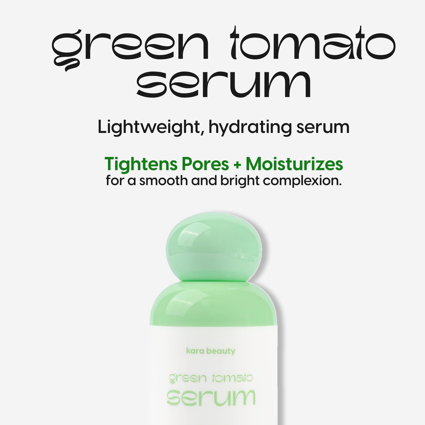 KARA BEAUTY Green Tomato Serum - Skin Tightening Face Serum with Hyaluronic Acid, Azelaic Acid, Vitamin C, Vitamin E, Korean Skincare, Brightening Beauty & Personal Care Kara Beauty