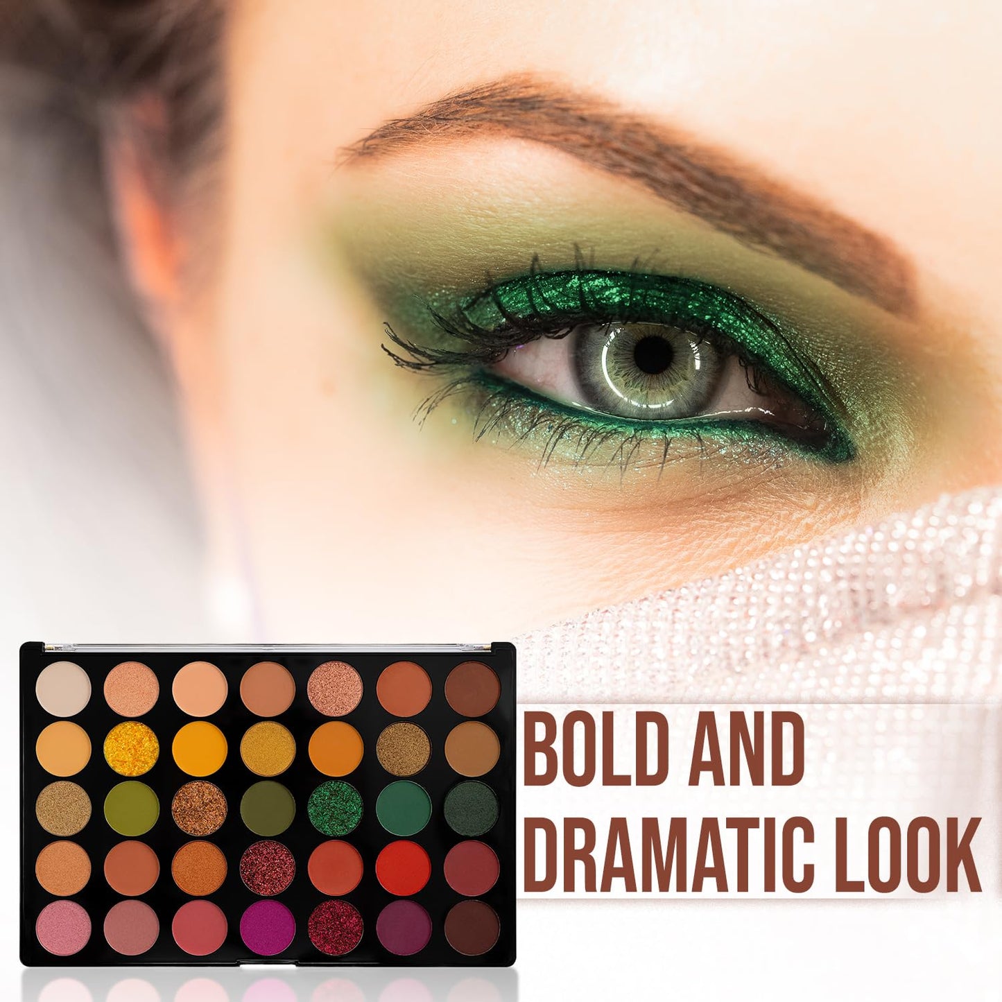 Profusion Cosmetics Marigold 35 Shade Eyeshadow Palette - Multicolor Blendable Natural Shades in Matte, Shimmer, and Glitter Finishes, Long-Wear… Beauty & Personal Care Profusion Cosmetics