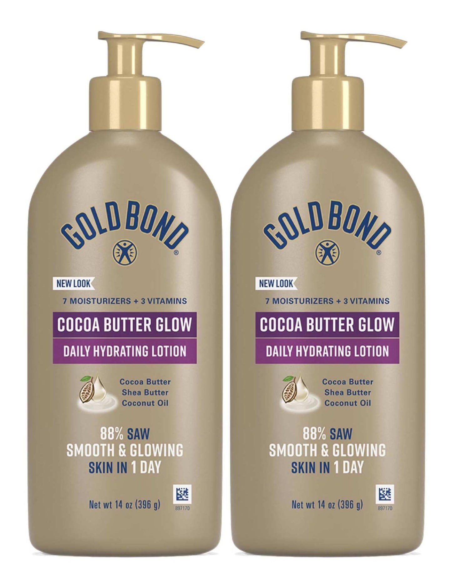 Gold Bond Ultimate Radiance Renewal Lotion 14 Ounce Pump (414ml) (2 Pack) Beauty & Personal Care Gold Bond