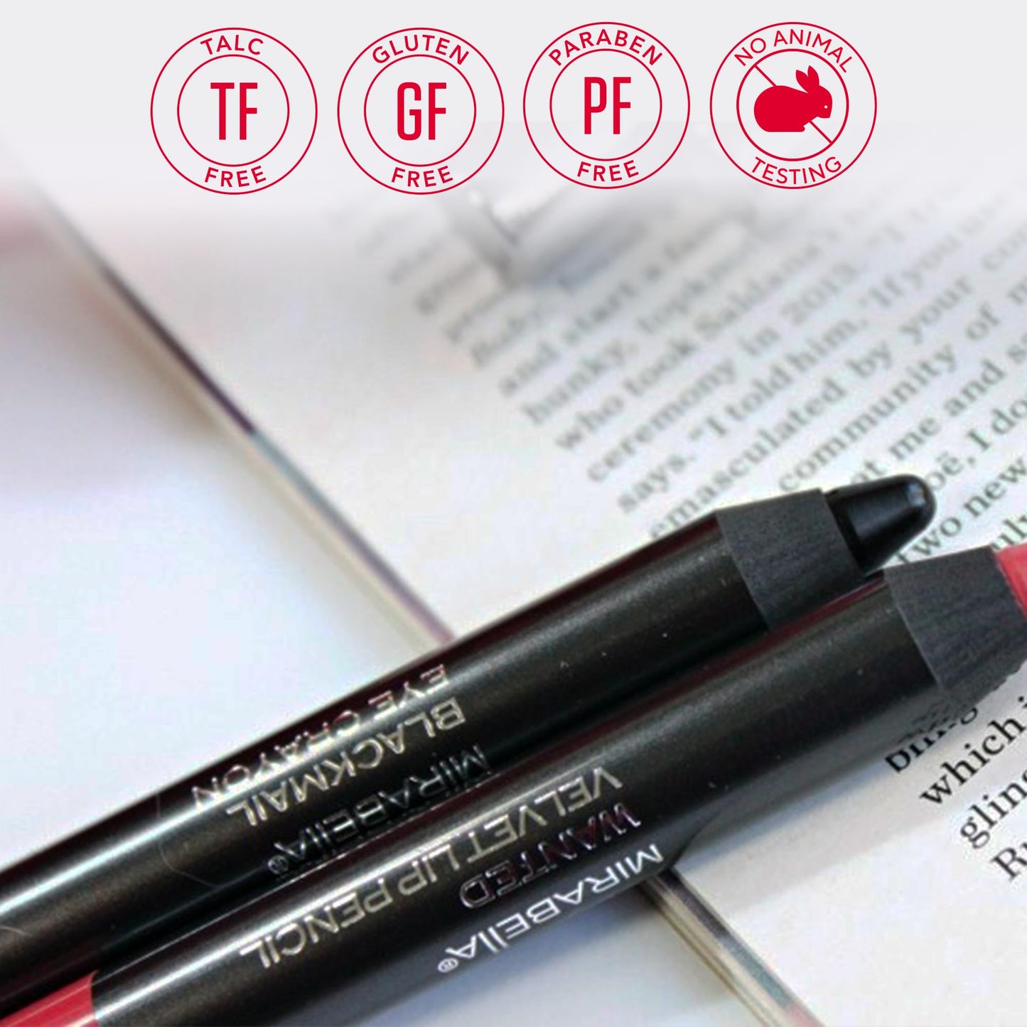 Mirabella Eye Crayon Jumbo Waterproof Eyeliner Pencil, Ultra-Creamy and Highly Pigmented Eyeshadow Stick Glides Smoothly and Blends Effortlessly… Beauty & Personal Care Mirabella