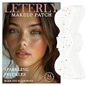 Leterly 24 Pcs Glitter Freckles Face Tattoo,Brown Face Glitter Makeup Patches Cute Sparkle Freckles Patches Waterproof Makeup Speckles for Face Beauty & Personal Care Leterly