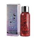JUDEWY Body Glitter Gel, Face Glitter Body Glitter Glitter Liquid Eyeshadow, Face Hair Nail Glitter, Holographic Makeup Festival Glitter Makeup (09) Beauty & Personal Care JUDEWY