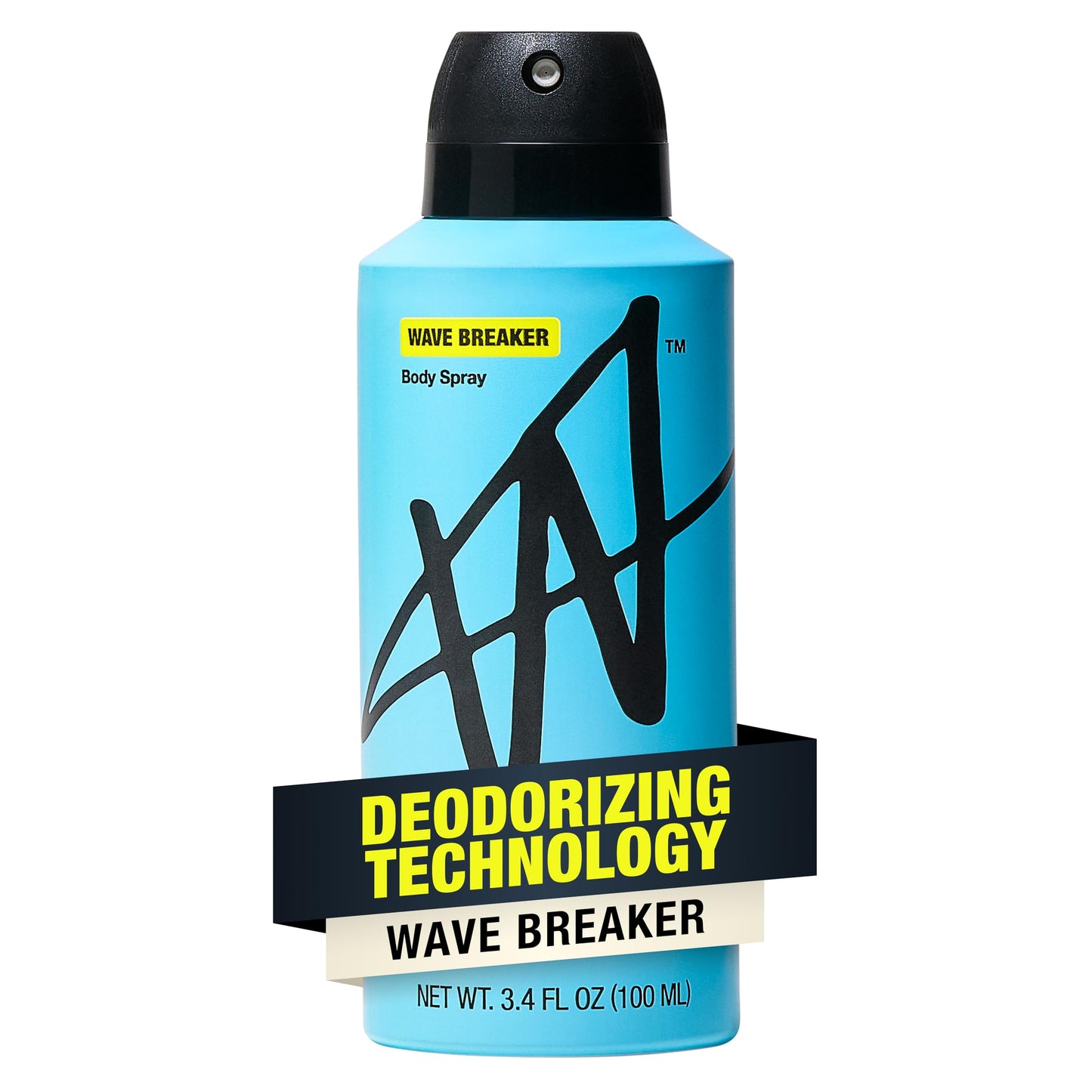 Jake Paul Wave Breaker Body Spray for Men By W, Odor Blocking Body Deodorant, Long Lasting Protection, 3.4 fl oz Beauty & Personal Care W