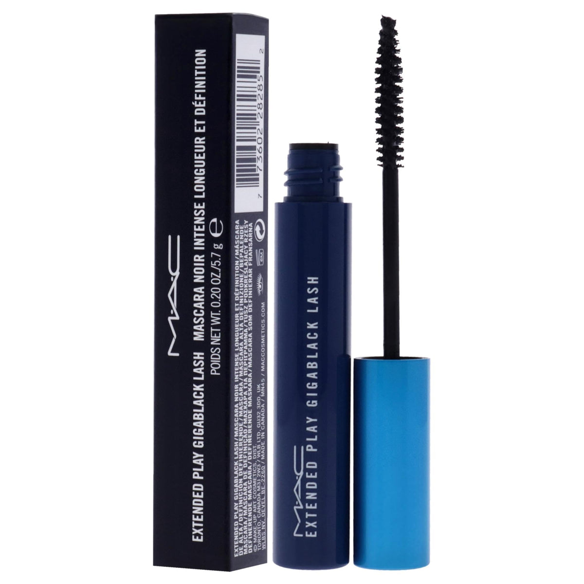MAC Extended Play Gigablack Lash Mascara Beauty & Personal Care MAC
