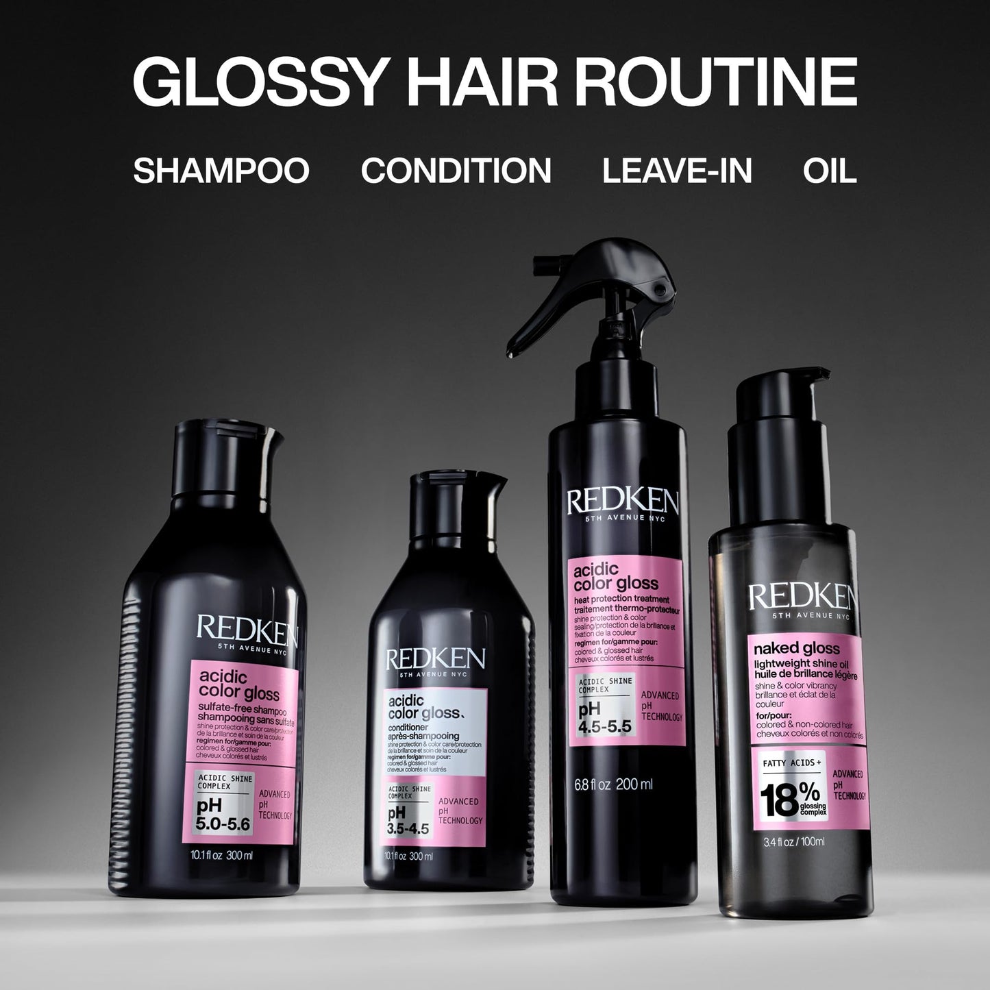 Redken Acidic Color Gloss Conditioner - Protects Vibrancy, Salon-Grade Hair Shine, For Color-Treated Hair, 10.1 Fl Oz Beauty & Personal Care Redken