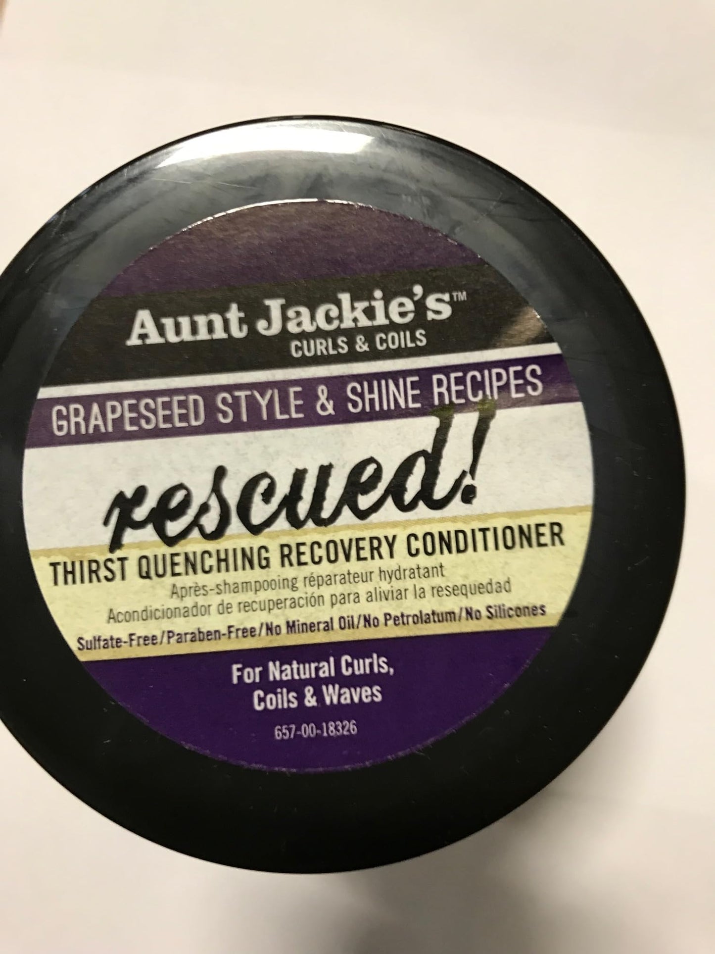 Aunt Jackie's Grapeseed Style Hair Care - Clarifying Shampoo 12oz & Recovery Conditioner 15oz Beauty & Personal Care Aunt Jackie's Grapeseed