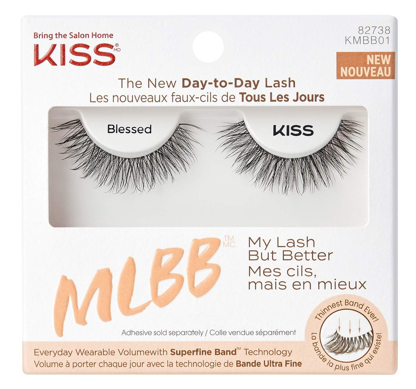 Kiss My Lash But Better Blessed (Pack of 6) Beauty & Personal Care KISS