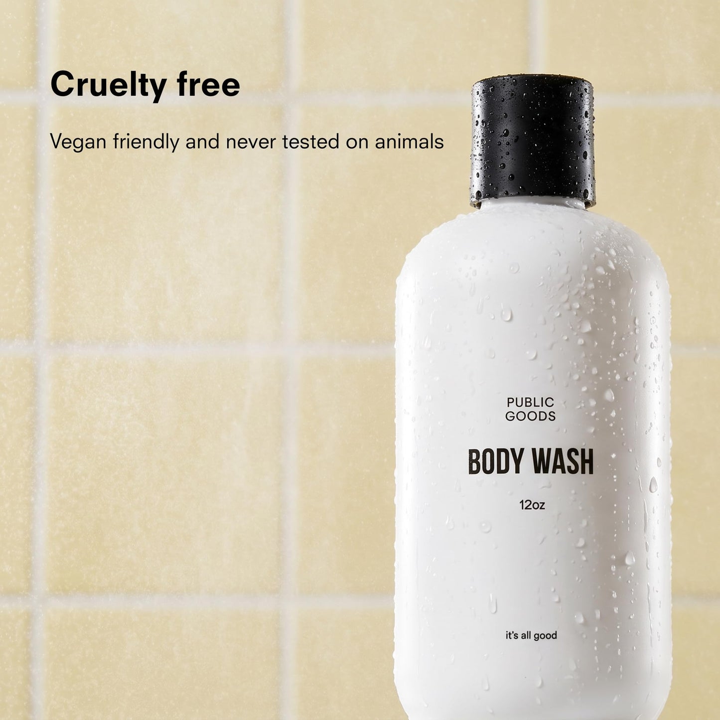 Public Goods Body Wash for Men and Women | Natural Soap for Bath & Shower | Body Scrub Made with Organic Essential Oils | Sulfate & Paraben Free | Beauty & Personal Care Public Goods