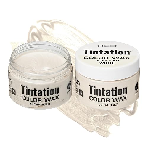 Red by Kiss Tintation Temporary Hair Color Wax - Vivid Instant Color, Ultra Hold, Water & Sweat Resistant, Curly Hair Safe, Non-Drying & Damage-Free Beauty & Personal Care Red by Kiss