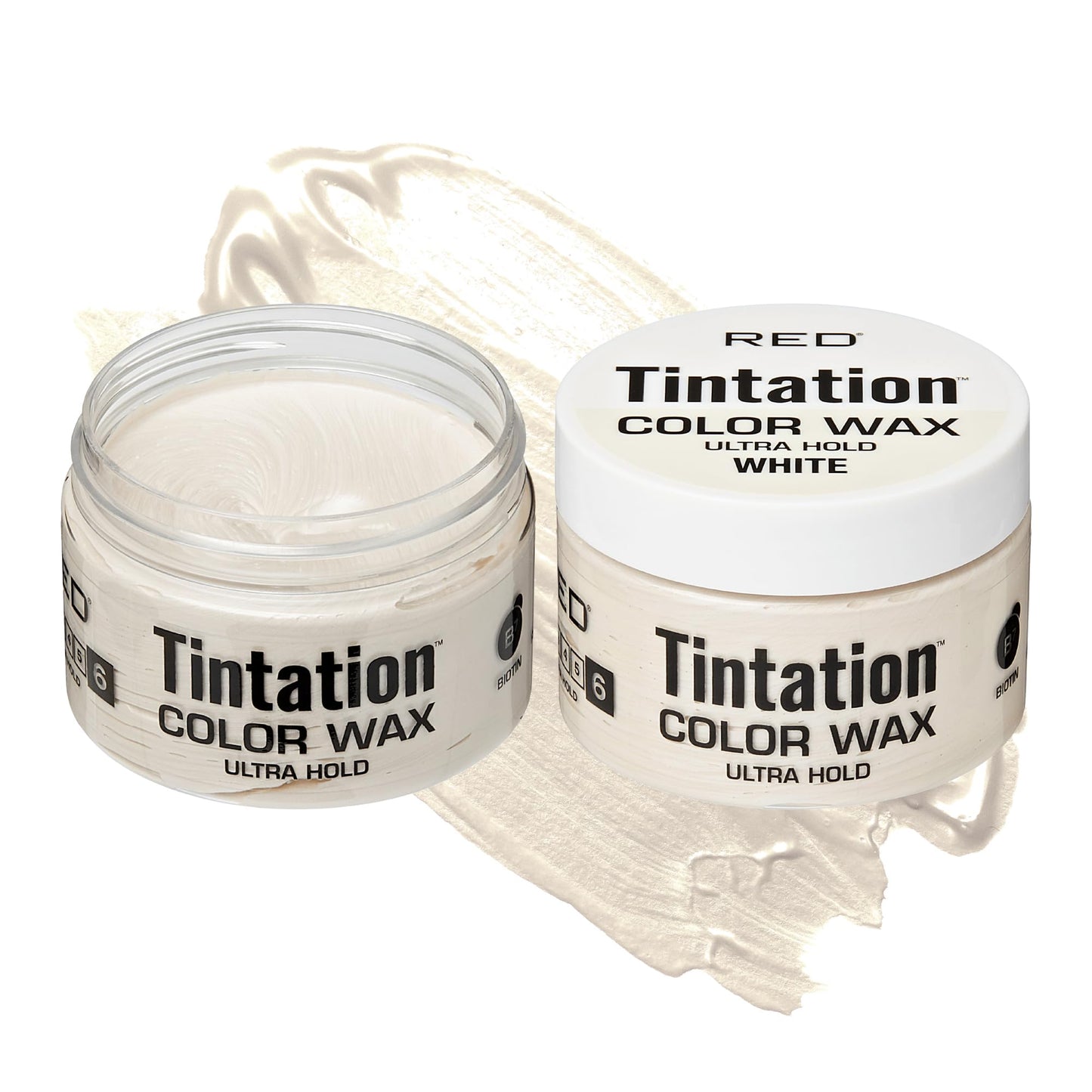 Red by Kiss Tintation Temporary Hair Color Wax - Vivid Instant Color, Ultra Hold, Water & Sweat Resistant, Curly Hair Safe, Non-Drying & Damage-Free Beauty & Personal Care Red by Kiss