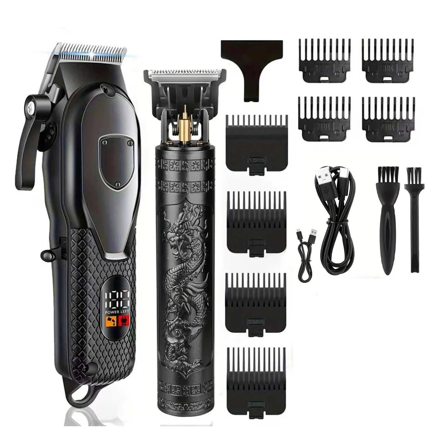 EWKYLSEM Hair Clippers Set for Men, LED Display, Professional Cordless Clipper Shaver Beard Trimmer for Him Beauty and Personal Care EWKYLSEM