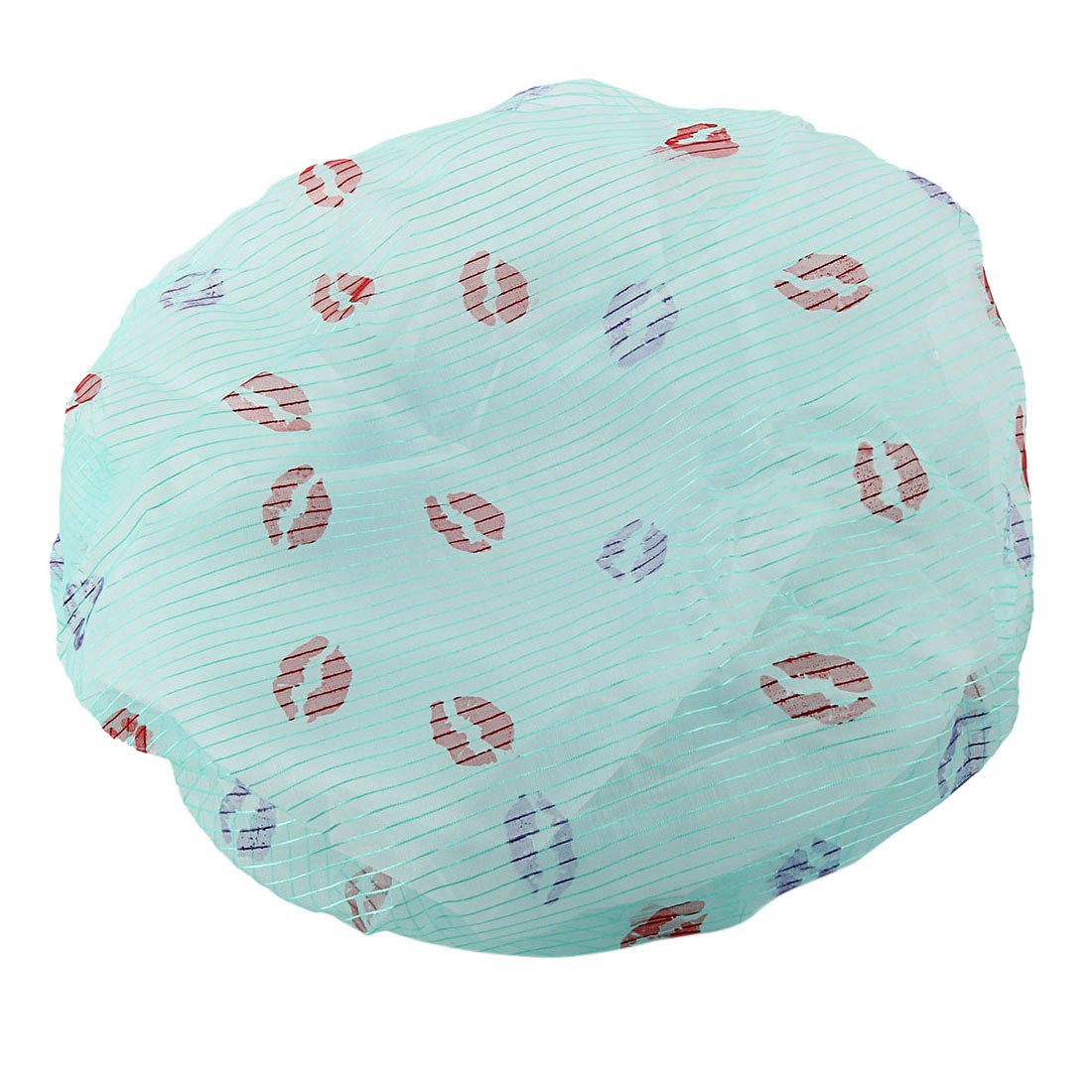 Ruilogod Organza Lip Pattern Women Hair Protector Water Resistant Spa Bath Shower Cap (id: 93a 103 78e e8b a36 Beauty and Personal Care Ruilogod