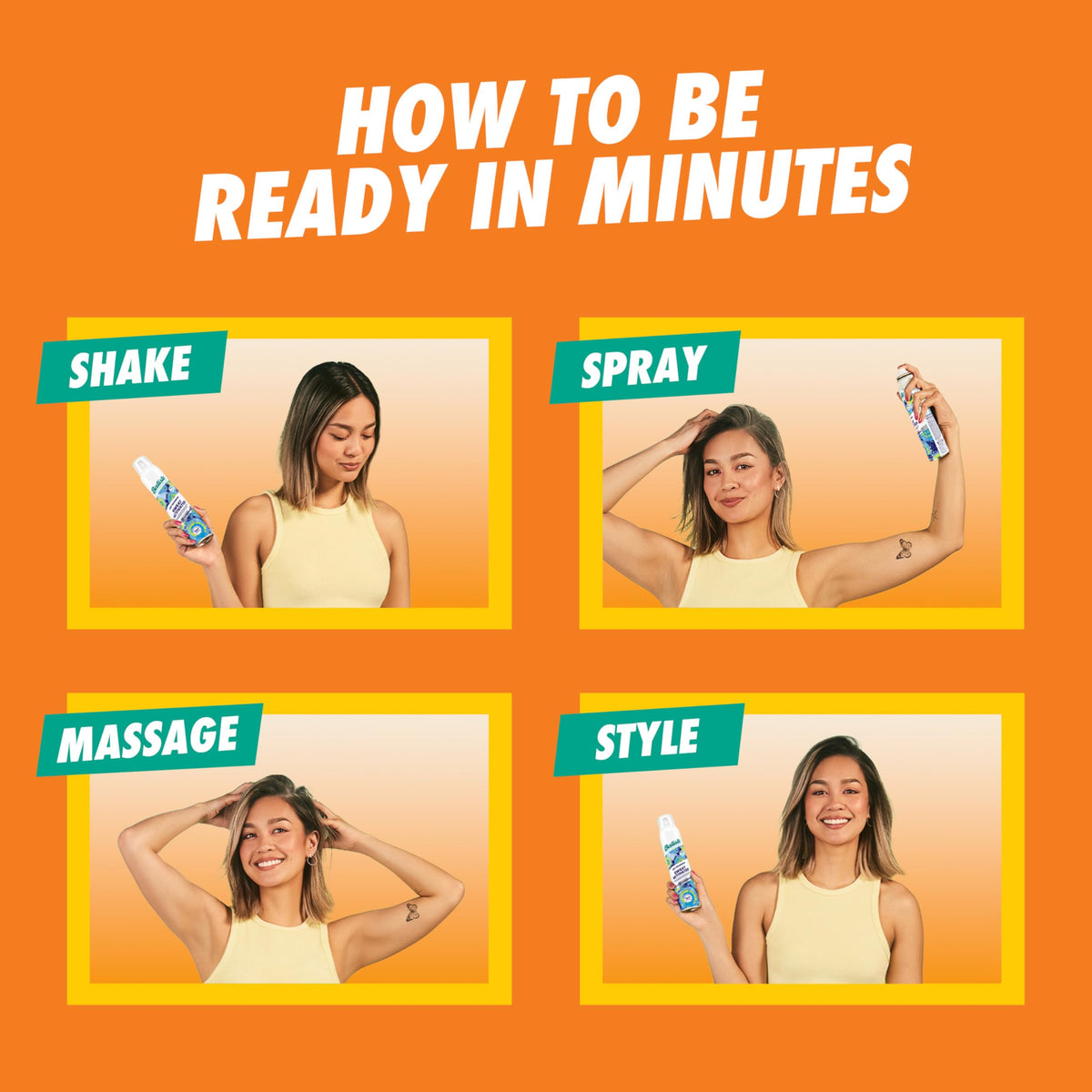 Batiste Dry Shampoo, Tropical, 6.73 Ounce (Packaging May Vary) Beauty & Personal Care Batiste