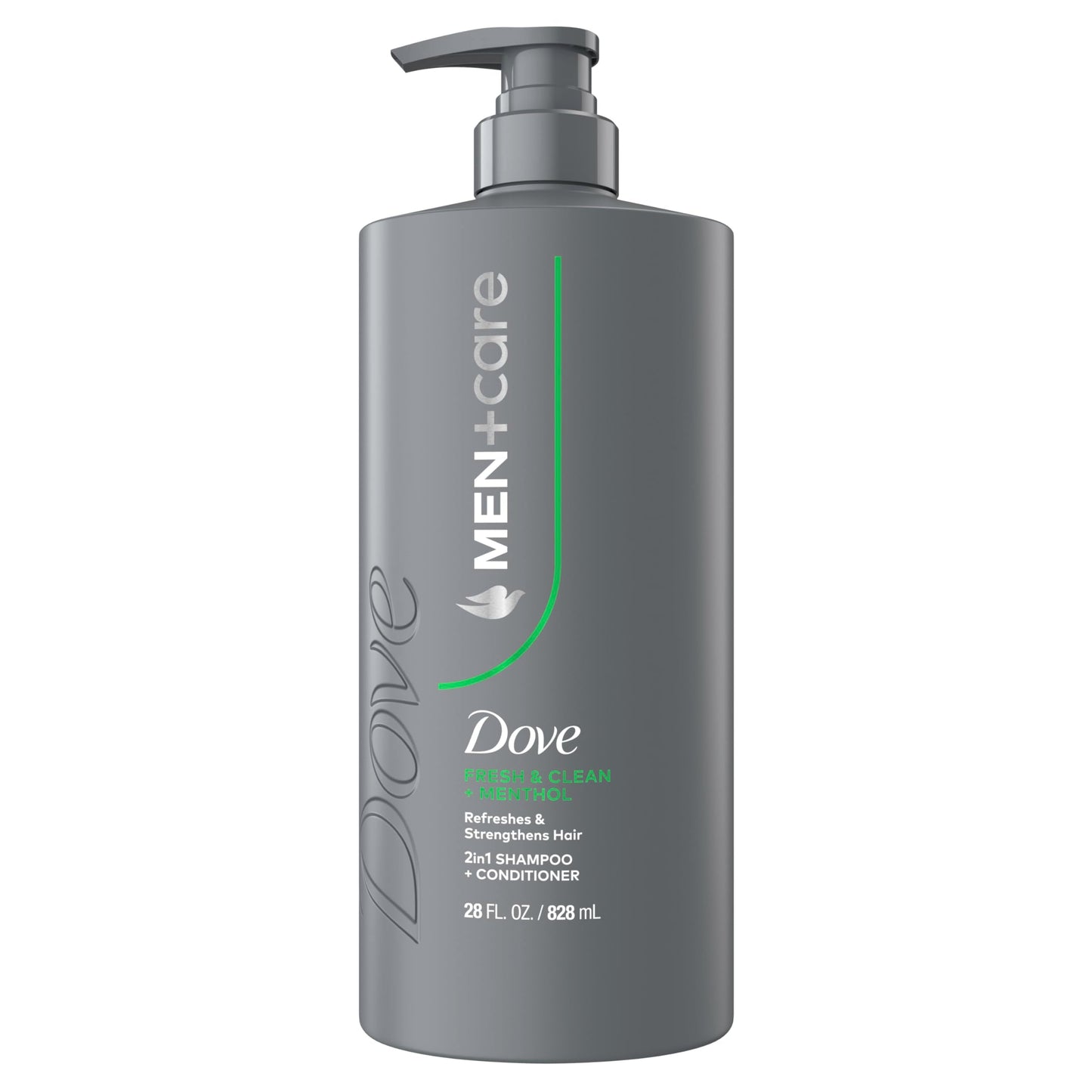 DOVE MEN + CARE Shampoo 1 count Fresh + Clean for Hair Refreshing & Strengthening, with Menthol, 28 fl oz Beauty and Personal Care DOVE MEN + CARE