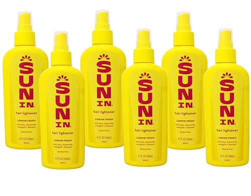 Sun-In with Lemon, Spray-In Hair Lightener, 4.7 Ounce (Pack of 6) Beauty & Personal Care Sun In