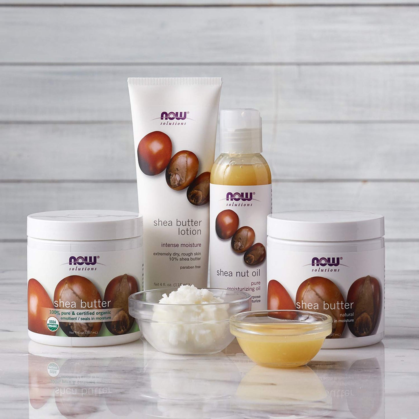 NOW Foods Solutions, Shea Butter, Skin Emollient, Seals in Moisture for Dry Rough Skin, 7-Ounce Beauty & Personal Care NOW Foods