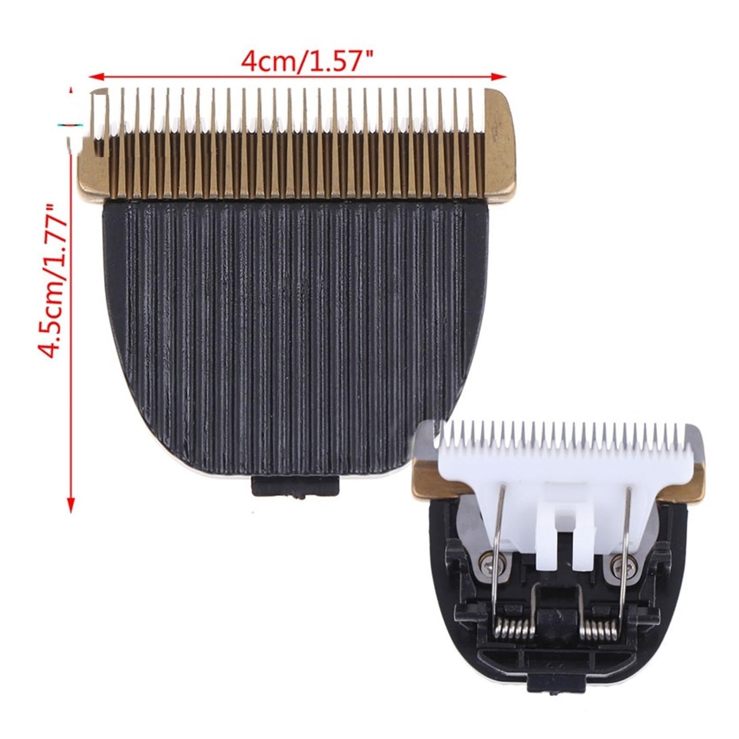 IBTHBYBM 1PC Ceramic Titanium Replacement Clipper Blade Cutter Hair Grooming Trimmer Head Shaver Universal Accessories Spare Parts Beauty and Personal Care IBTHBYBM