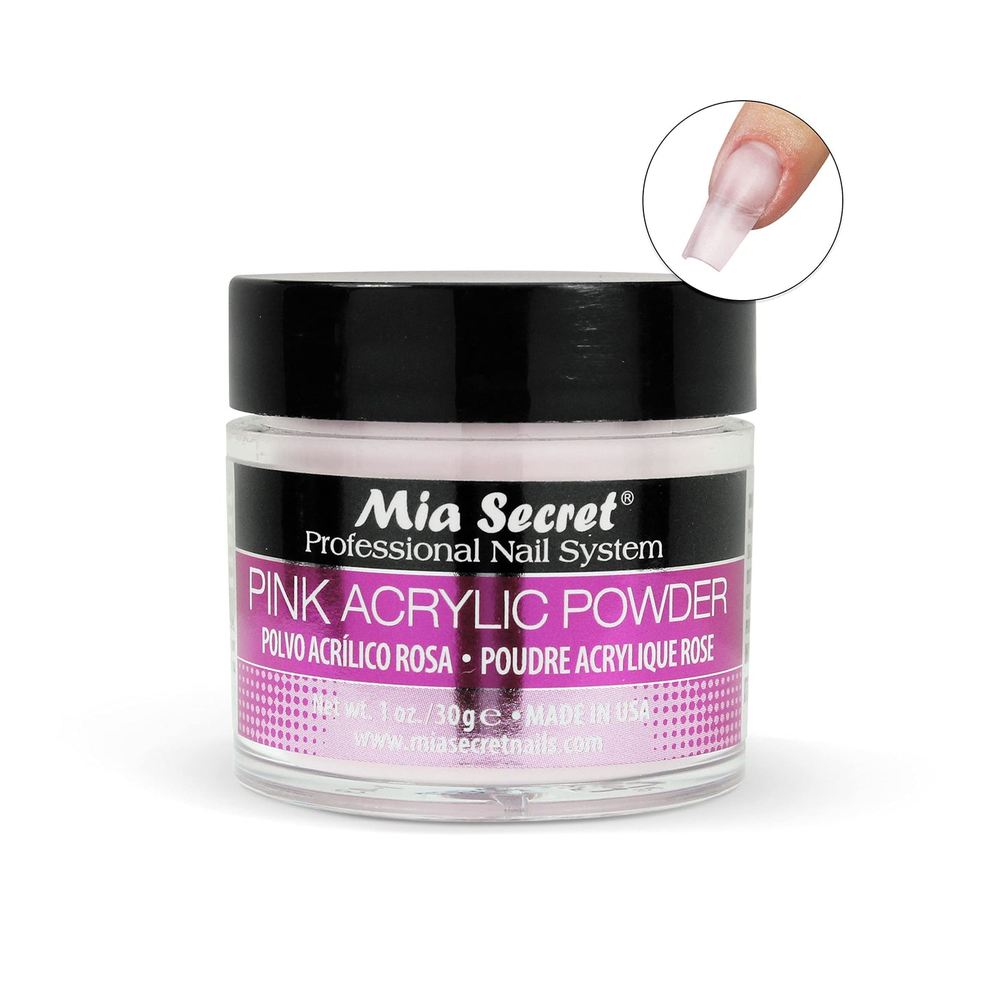 Mia Secret Professional Acrylic Nail System Pink Acrylic Powder 1 OZ Beauty & Personal Care Mia