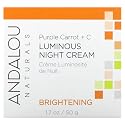 Andalou Naturals Night Cream Prpl Crrt+C 1.7 Oz Beauty & Personal Care Andalou Naturals