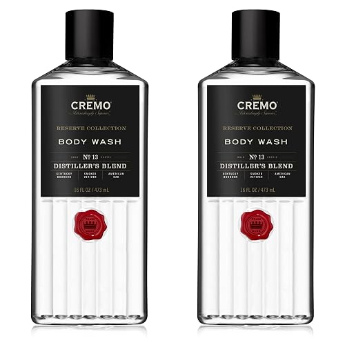 Cremo Rich-Lathering Distiller’s Blend (Reserve Collection) Body Wash, An Elevated Blend with Notes of Kentucky Bourbon, Smoked Vetiver and American Beauty & Personal Care Cremo