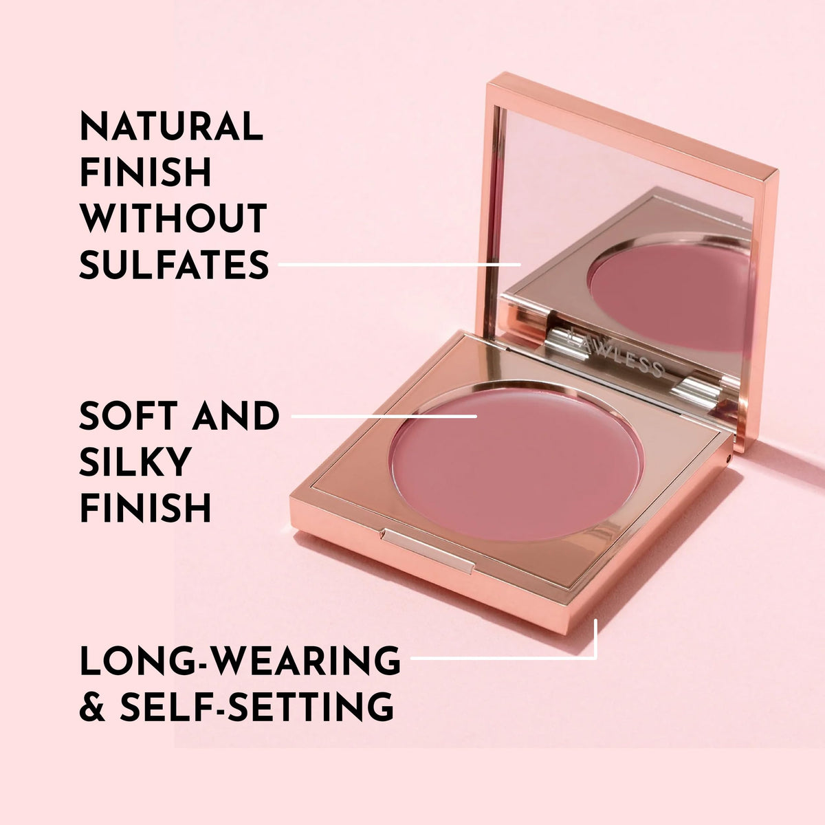 LAWLESS Pinch My Cheeks Soft-Blur Cream Blush - Angel - Premium Blush with Natural Ingredients to Re-Energize and Protect the Skin While Imparting a