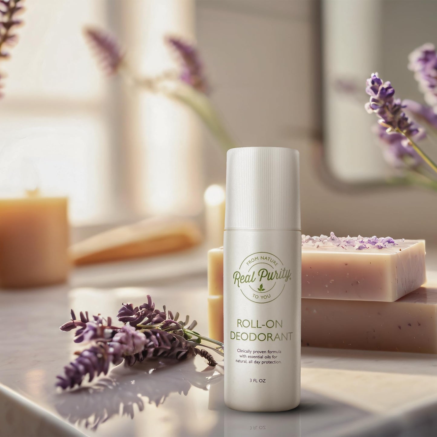 Real Purity Roll-On Natural Deodorant Beauty and Personal Care Real Purity