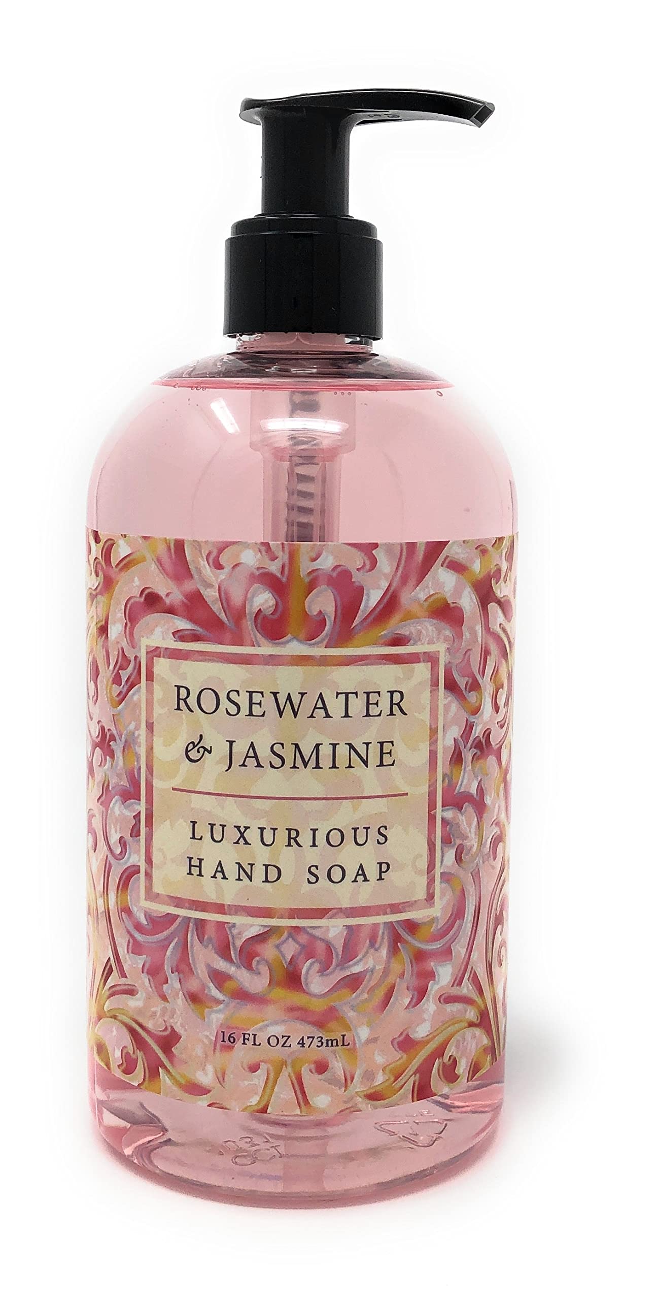 Greenwich Bay Trading Company Luxurious Hand Soap, Rosewater & Jasmine. 16 Fl Oz (R2Y015) Beauty & Personal Care Greenwich Bay Trading Company
