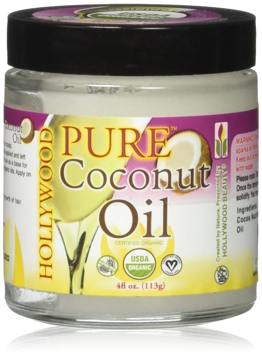 Hollywood Beauty 100% Pure Coconut Oil - 4 Oz Beauty & Personal Care Hollywood Beauty